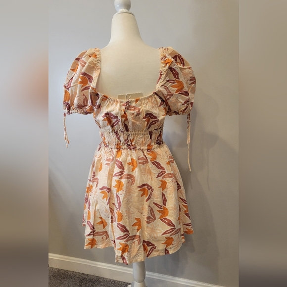 Sabo Skirt Floral Pink and Orange Dress - Picture 7 of 13